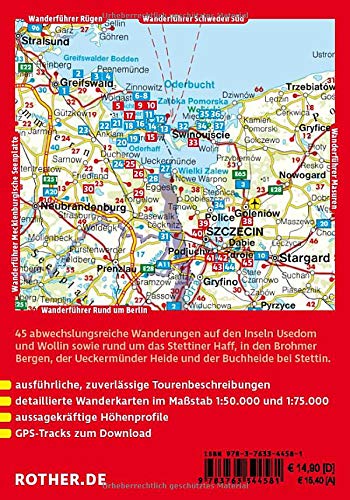 Usedom: mit Wollin und Stettiner Haff. 45 Touren. Mit GPS-Daten (Rother Wanderführer) - 2