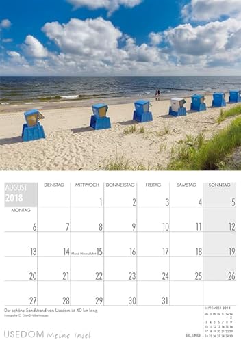 Usedom …meine Insel 2018: Eiland Planer – mit extra grossem Kalendarium - 2