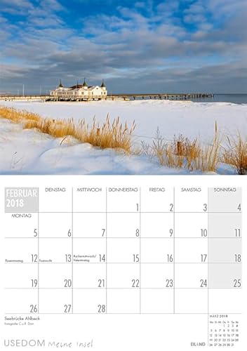 Usedom …meine Insel 2018: Eiland Planer – mit extra grossem Kalendarium - 13