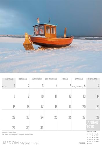 Usedom …meine Insel 2018: Eiland Planer – mit extra grossem Kalendarium - 8